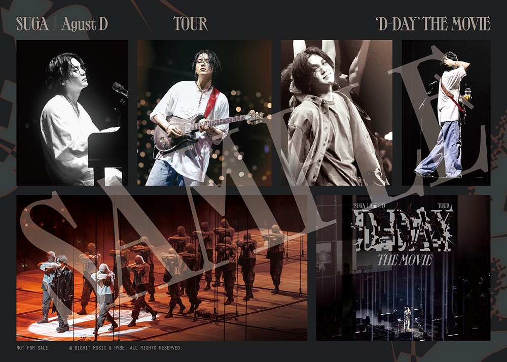 SUGA Agust D 'D-DAY' THE MOVIE 特典 セット BTS JAPAN FC入場特典 Agust D D-DAY THE MOVIE SUGA | Agust D